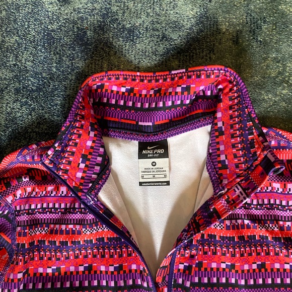 Nike set small purple pink dri-fit workout - Picture 2 of 9